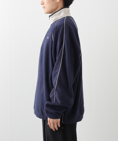UMBRO（アンブロ）の「【GRAND COLLECTION × UMBRO】MICRO FLEECE QUARTER ZIP（スウェット・メンズ・ブラック/ネイビー・MEDIUM/LARGE）」の13枚目の写真