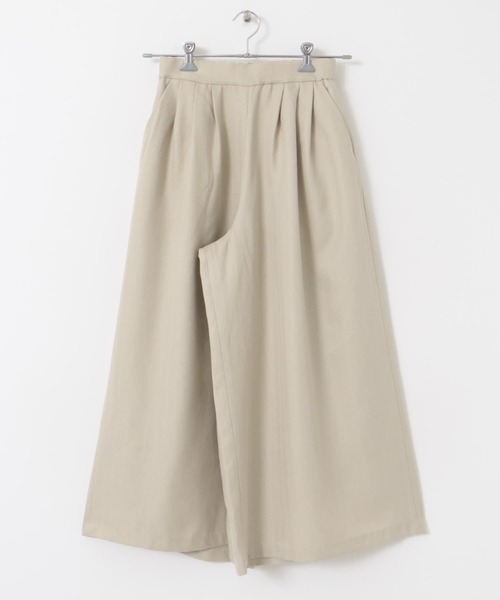 URBAN RESEARCH DOORS（アーバンリサーチドアーズ）の「メランジヘリンボーンギャザーワイドパンツ（その他パンツ・レディース・チャコールグレー/ベージュ・MEDIUM）」の18枚目の写真