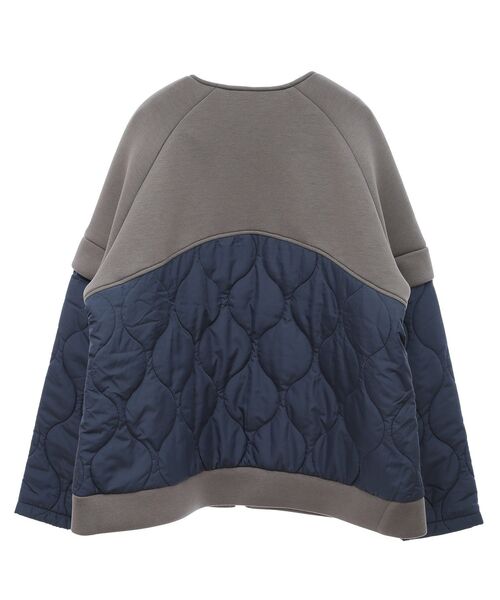 CRAFT STANDARD BOUTIQUE（クラフトスタンダードブティック）の「ダンボール×中綿ヨーク切替ジャケット（ブルゾン・レディース・杢グレー/モカ/アイボリー/ブラック・FREE）」の20枚目の写真