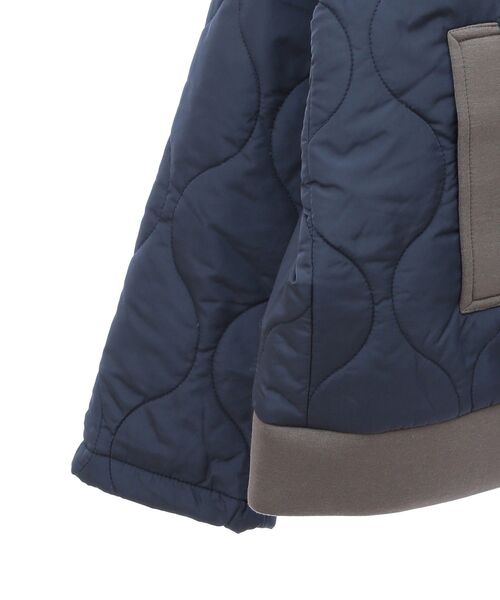 CRAFT STANDARD BOUTIQUE（クラフトスタンダードブティック）の「ダンボール×中綿ヨーク切替ジャケット（ブルゾン・レディース・杢グレー/モカ/アイボリー/ブラック・FREE）」の22枚目の写真