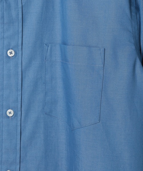 CROWDED CLOSET（クラウデッドクローゼット）の「＜イージーケア＞デニム調ホリゾンタルカラーシャツ（シャツ/ブラウス・メンズ・ネイビー/ブルー・03/04/02）」の8枚目の写真