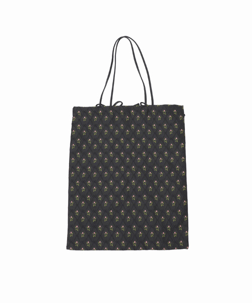 SLOBE citron.(スローブシトロン)の「《WEB限定》SLOBE citron.フラワージャガードトートバッグ(トートバッグ・レディース・ブラック・FREE)」の8枚目の写真