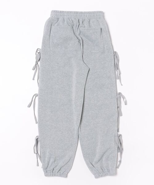 nemne store（ネンネストア）の「【Seoup】リボン裏起毛スウェットパンツ（スウェットパンツ・レディース・グレー系/オートミール/ブラック系・SMALL/MEDIUM）」の5枚目の写真