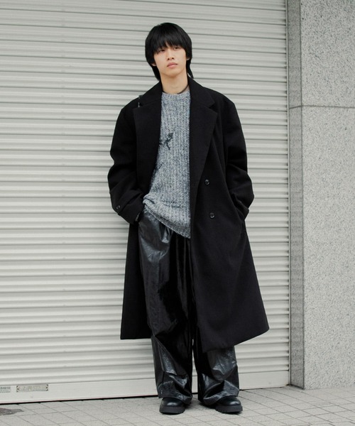 SENSE OF PLACE by URBAN RESEARCH（センスオブプレイスバイアーバンリサーチ）の「FLタックワイドパンツ（その他パンツ・メンズ・ブラック/ブラック系その他・MEDIUM/LARGE）」の6枚目の写真