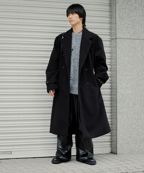 SENSE OF PLACE by URBAN RESEARCH（センスオブプレイスバイアーバンリサーチ）の「FLタックワイドパンツ（その他パンツ・メンズ・ブラック/ブラック系その他・MEDIUM/LARGE）」の7枚目の写真