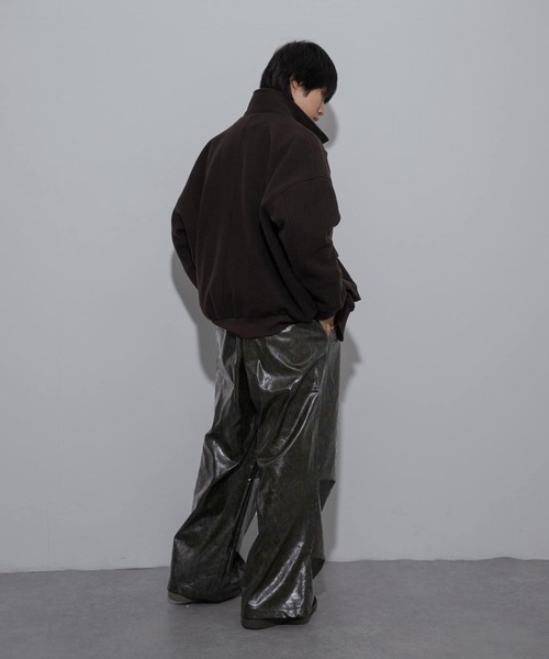 SENSE OF PLACE by URBAN RESEARCH（センスオブプレイスバイアーバンリサーチ）の「FLタックワイドパンツ（その他パンツ・メンズ・ブラック/ブラック系その他・MEDIUM/LARGE）」の13枚目の写真