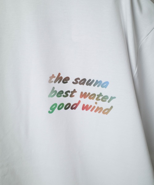 TETERA（テテラ）の「【TETERA/テテラ】超撥水メッセージTシャツ TETE25-100（Tシャツ/カットソー・メンズ・ホワイト/ブラック・X-LARGE/XX-LARGE）」の6枚目の写真