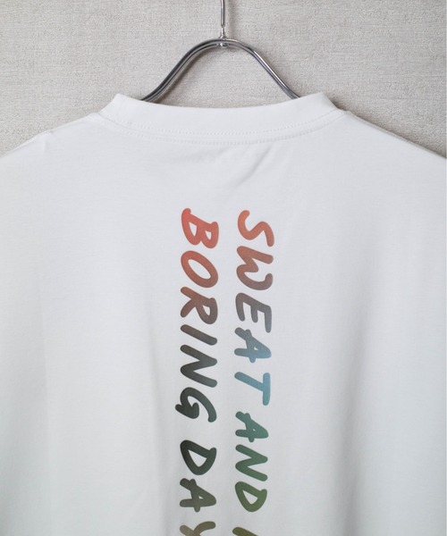 TETERA（テテラ）の「【TETERA/テテラ】超撥水メッセージTシャツ TETE25-100（Tシャツ/カットソー・メンズ・ホワイト/ブラック・X-LARGE/XX-LARGE）」の10枚目の写真