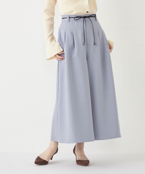 【セール】SHIPS Colors:〈洗濯機可能〉 ウーリッシュ ガウチョ パンツ（その他パンツ）｜SHIPS Colors（シップス カラーズ）