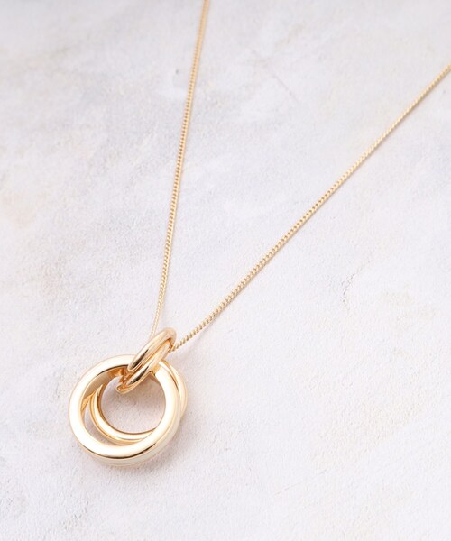 OPAQUE.CLIP（オペークドットクリップ）の「◆エポリングネックレス（ネックレス・レディース・ゴールド系/シルバー系・00）」の2枚目の写真