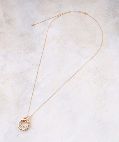 OPAQUE.CLIP（オペークドットクリップ）の「◆エポリングネックレス（ネックレス・レディース・ゴールド系/シルバー系・00）」の5枚目の写真