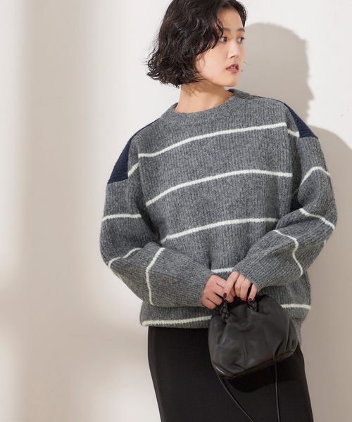 journal standard luxe フード プルオーバー journal standard luxe｜ボーダー ボートネックプル | Rakuten