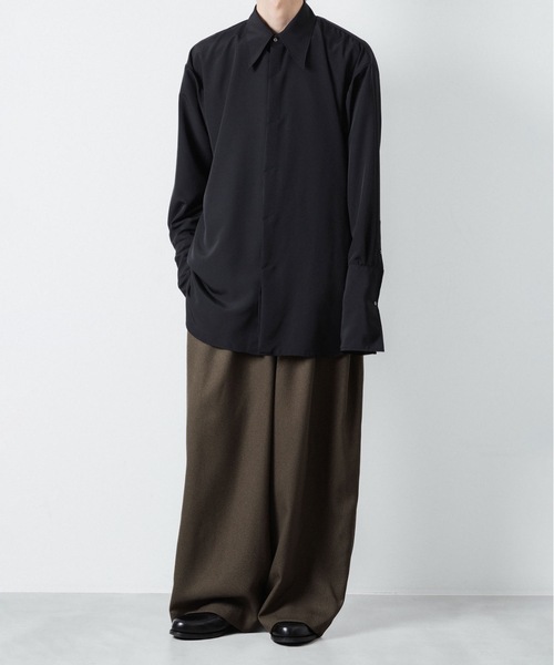 パンツ ato ATO パンツ CLASSIC WOOL CUFFS PANTS メンズ : ZOZOTOWN Yahoo