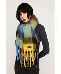 SLY | SHAGGY CHECK MUFFLER シャギー チェック マフラー(マフラー)