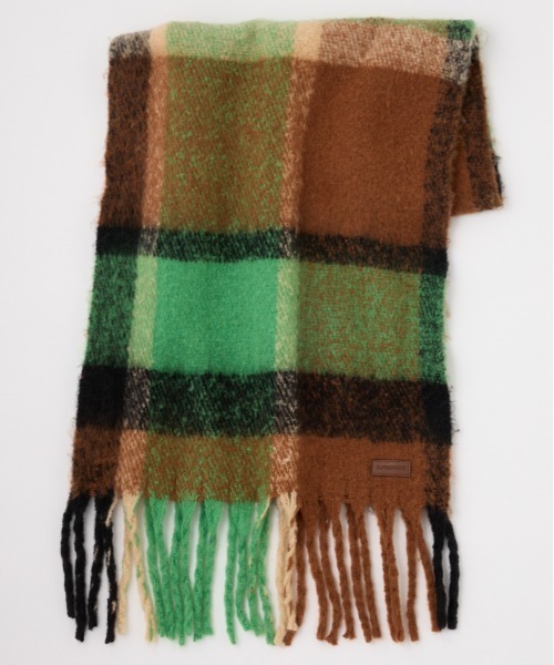 SHAGGY CHECK MUFFLER シャギー チェック マフラー（マフラー）｜SLY