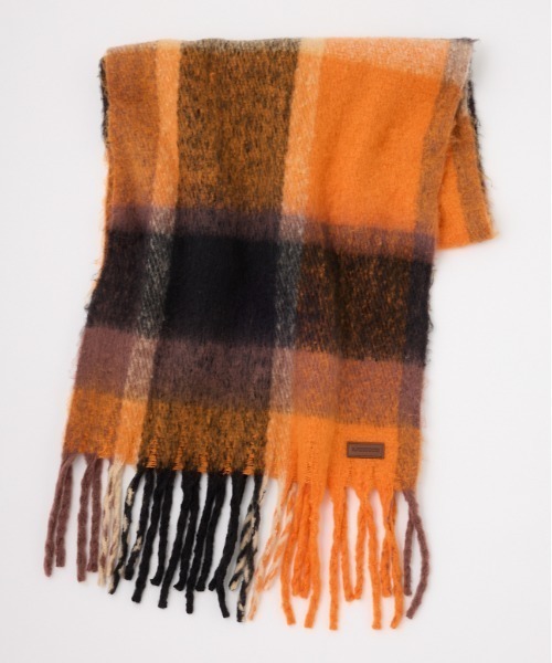 SHAGGY CHECK MUFFLER シャギー チェック マフラー（マフラー）｜SLY