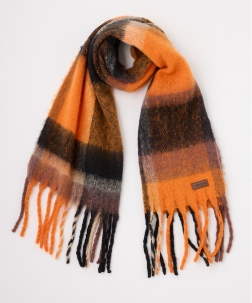 SHAGGY CHECK MUFFLER シャギー チェック マフラー（マフラー）｜SLY