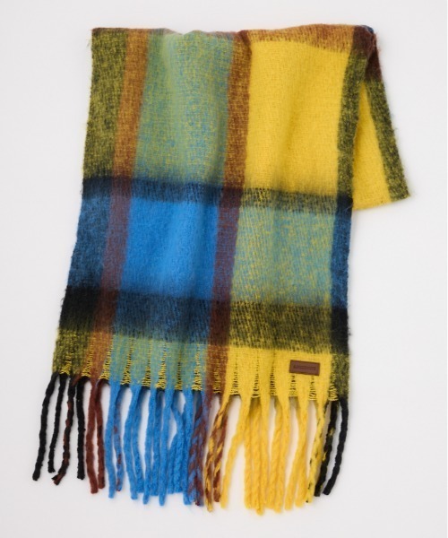 SHAGGY CHECK MUFFLER シャギー チェック マフラー（マフラー）｜SLY