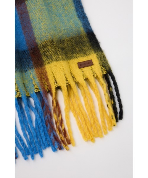 SHAGGY CHECK MUFFLER シャギー チェック マフラー（マフラー）｜SLY