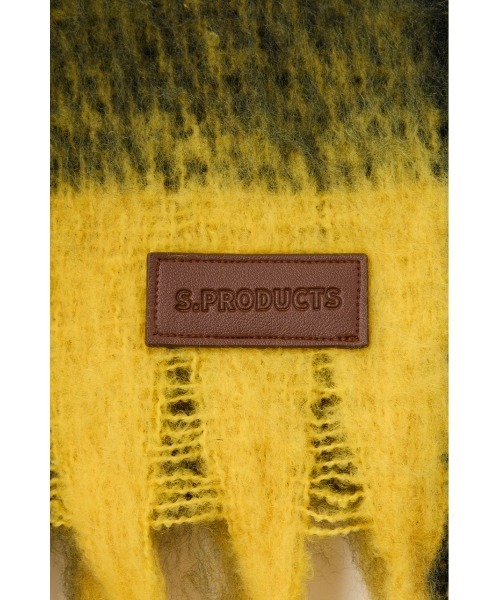 SHAGGY CHECK MUFFLER シャギー チェック マフラー（マフラー）｜SLY