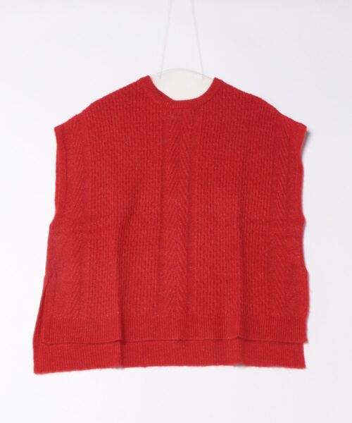 【セール】(BD)【ihana】アラン柄 ニット 2WAY ベスト（ベスト）｜BARNDOOR（バーンドア）