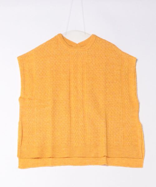 【セール】(BD)【ihana】アラン柄 ニット 2WAY ベスト（ベスト）｜BARNDOOR（バーンドア）