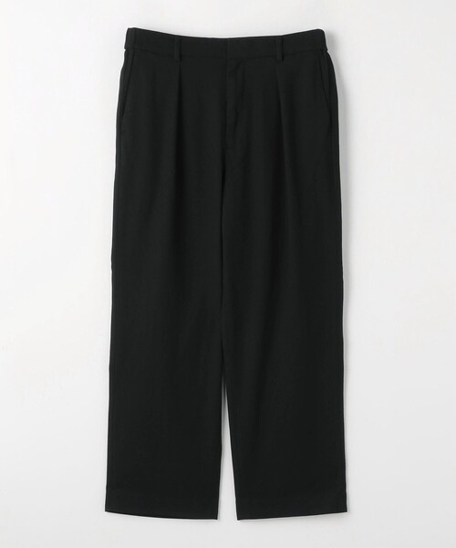 green label relaxing(グリーンレーベルリラクシング)の「Morley 1プリーツ ワイドパンツ(その他パンツ・メンズ・グレー/ブラック/ダークグレー・S/M/L)」の19枚目の写真