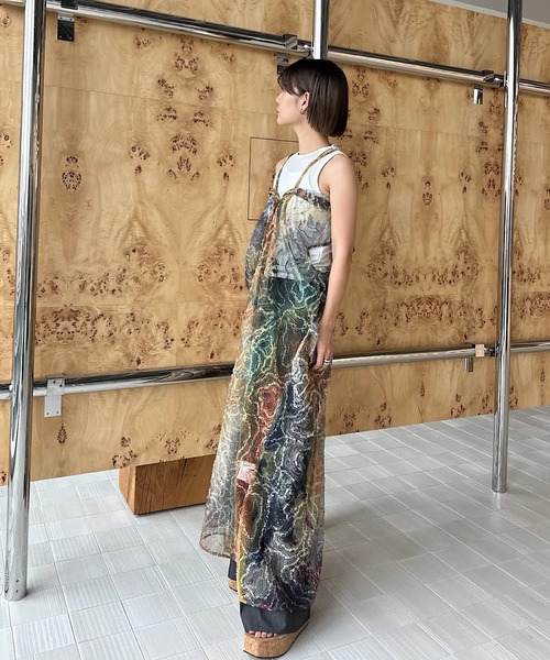靴 Ameri CLEAR TUBE CORK SANDAL CLEAR TUBE CORK SANDAL