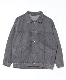 FREE STYLISTS（フリー スタイリスト）の「ゆったりサイズデニムジャケット（デニムジャケット）」