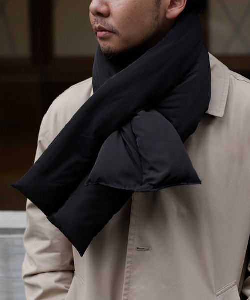 VitaFelice（ヴィータフェリーチェ）の「ボリュームナイロンマフラー（マフラー・レディース・ベージュ/カーキ/ブラック・FREE）」の17枚目の写真