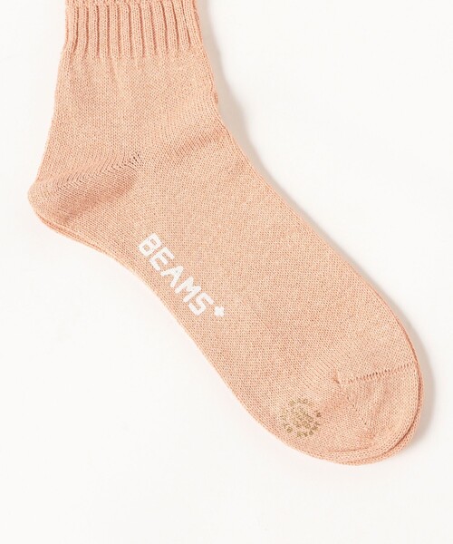 BEAMS PLUS（ビームスプラス）の「和紙 ショート リブ ソックス（ソックス/靴下・メンズ・ナチュラル/ブラック/ブラウン/ピンク・ONE SIZE）」の9枚目の写真