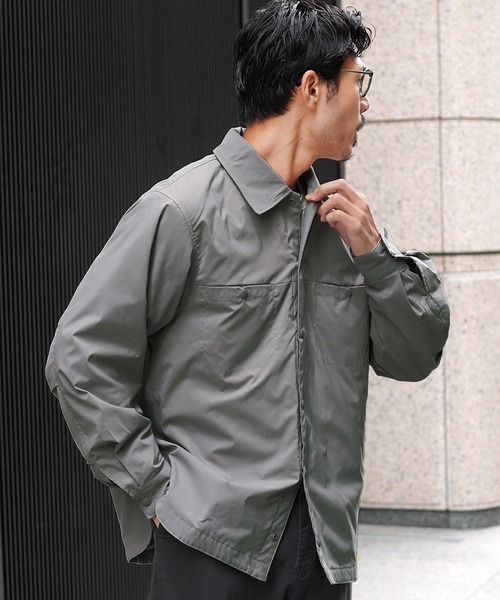 jiggys shop(ジギーズショップ)の「中綿入りストレッチブロードシャツ(シャツ/ブラウス・メンズ・ブラック/グレー/ブルー/ホワイト・MEDIUM/LARGE/X-LARGE)」の3枚目の写真