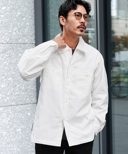 jiggys shop(ジギーズショップ)の「中綿入りストレッチブロードシャツ(シャツ/ブラウス・メンズ・ブラック/グレー/ブルー/ホワイト・MEDIUM/LARGE/X-LARGE)」の2枚目の写真