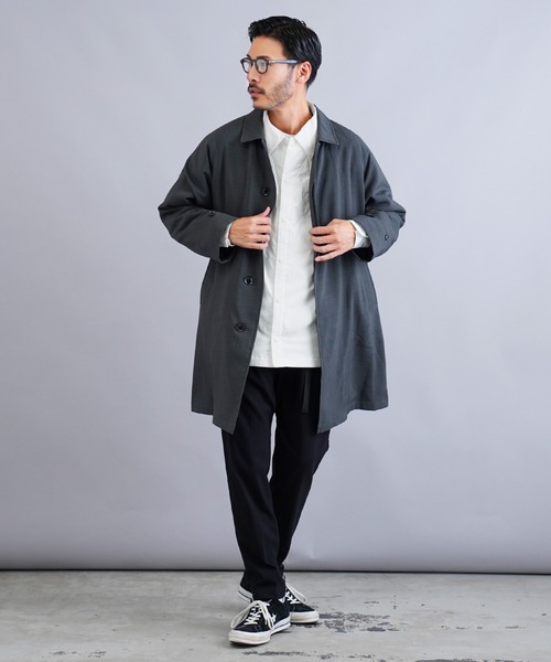 jiggys shop(ジギーズショップ)の「中綿入りストレッチブロードシャツ(シャツ/ブラウス・メンズ・ブラック/グレー/ブルー/ホワイト・MEDIUM/LARGE/X-LARGE)」の6枚目の写真