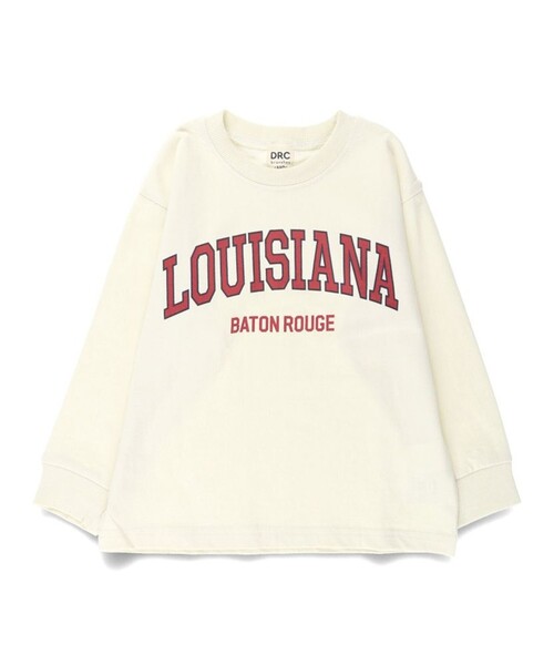 DRC branshes(ディーアールシーブランシェス)の「【DRC/お肌に嬉しい綿100%】アソートグラフィック長袖Tシャツ(Tシャツ/カットソー・キッズ・フューシャピンク/ブルー/ブルーグレー/アイボリー/ブラック/ダークグリーン/チャコールグレー/オフホワイト/その他2/その他1/コバルトブルー/オレンジ・150/130/90/100/140/160/120/110)」の3枚目の写真