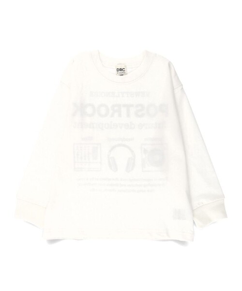 DRC branshes(ディーアールシーブランシェス)の「【DRC/お肌に嬉しい綿100%】アソートグラフィック長袖Tシャツ(Tシャツ/カットソー・キッズ・フューシャピンク/ブルー/ブルーグレー/アイボリー/ブラック/ダークグリーン/チャコールグレー/オフホワイト/その他2/その他1/コバルトブルー/オレンジ・150/130/90/100/140/160/120/110)」の22枚目の写真