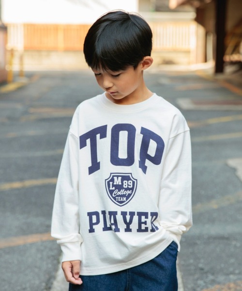 DRC branshes(ディーアールシーブランシェス)の「【DRC/お肌に嬉しい綿100%】アソートグラフィック長袖Tシャツ(Tシャツ/カットソー・キッズ・フューシャピンク/ブルー/ブルーグレー/アイボリー/ブラック/ダークグリーン/チャコールグレー/オフホワイト/その他2/その他1/コバルトブルー/オレンジ・150/130/90/100/140/160/120/110)」の11枚目の写真