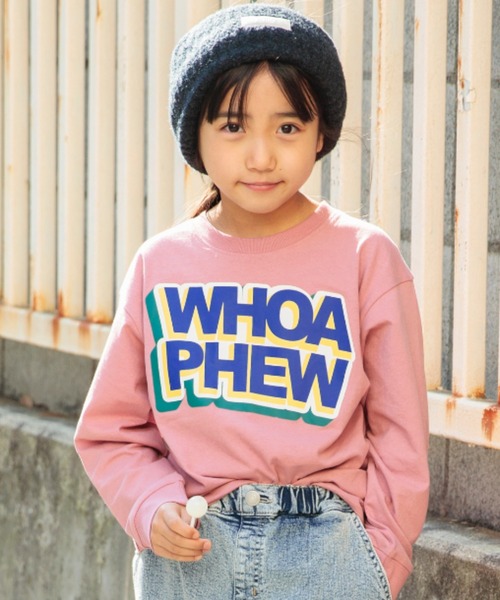 DRC branshes(ディーアールシーブランシェス)の「【DRC/お肌に嬉しい綿100%】アソートグラフィック長袖Tシャツ(Tシャツ/カットソー・キッズ・フューシャピンク/ブルー/ブルーグレー/アイボリー/ブラック/ダークグリーン/チャコールグレー/オフホワイト/その他2/その他1/コバルトブルー/オレンジ・150/130/90/100/140/160/120/110)」の9枚目の写真