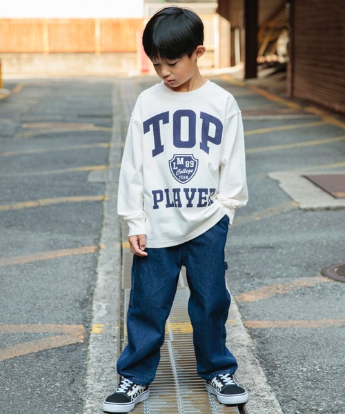 DRC branshes(ディーアールシーブランシェス)の「【DRC/お肌に嬉しい綿100%】アソートグラフィック長袖Tシャツ(Tシャツ/カットソー・キッズ・フューシャピンク/ブルー/ブルーグレー/アイボリー/ブラック/ダークグリーン/チャコールグレー/オフホワイト/その他2/その他1/コバルトブルー/オレンジ・150/130/90/100/140/160/120/110)」の13枚目の写真