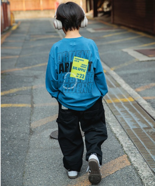 DRC branshes(ディーアールシーブランシェス)の「【DRC/お肌に嬉しい綿100%】アソートグラフィック長袖Tシャツ(Tシャツ/カットソー・キッズ・フューシャピンク/ブルー/ブルーグレー/アイボリー/ブラック/ダークグリーン/チャコールグレー/オフホワイト/その他2/その他1/コバルトブルー/オレンジ・150/130/90/100/140/160/120/110)」の17枚目の写真