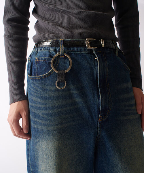 ITTI（イッチ）の「ITTI CRISTY RING RING / OSTRICH（キーケース/キーアクセサリー・メンズ・ブラック/サンドベージュ・FREE）」の8枚目の写真