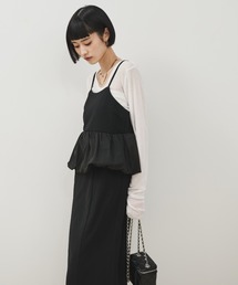 Shelly island（シェリーアイランド）の「ウエストペプラムキャミワンピース（ワンピース）」