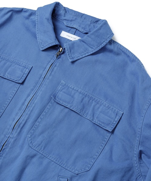 Sandinista(サンディニスタ)の「Vintage Chino Jacket Overdyed / ヴィンテージ後染めチノジャケット(その他アウター・メンズ・ホワイト系その他/ブルー系その他/ブラック系その他・SMALL/LARGE/MEDIUM)」の4枚目の写真