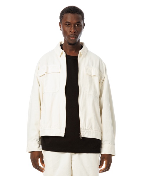 Sandinista(サンディニスタ)の「Vintage Chino Jacket Overdyed / ヴィンテージ後染めチノジャケット(その他アウター・メンズ・ホワイト系その他/ブルー系その他/ブラック系その他・SMALL/LARGE/MEDIUM)」の6枚目の写真