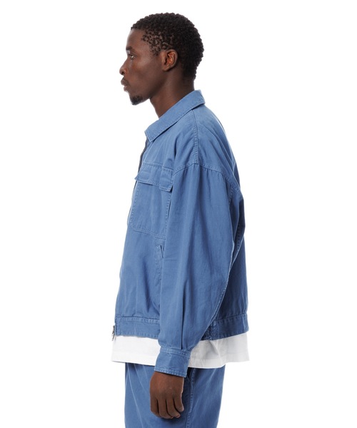 Sandinista(サンディニスタ)の「Vintage Chino Jacket Overdyed / ヴィンテージ後染めチノジャケット(その他アウター・メンズ・ホワイト系その他/ブルー系その他/ブラック系その他・SMALL/LARGE/MEDIUM)」の10枚目の写真