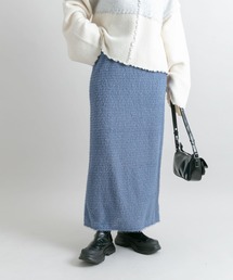 KBF | ラメフェザースカート(スカート)