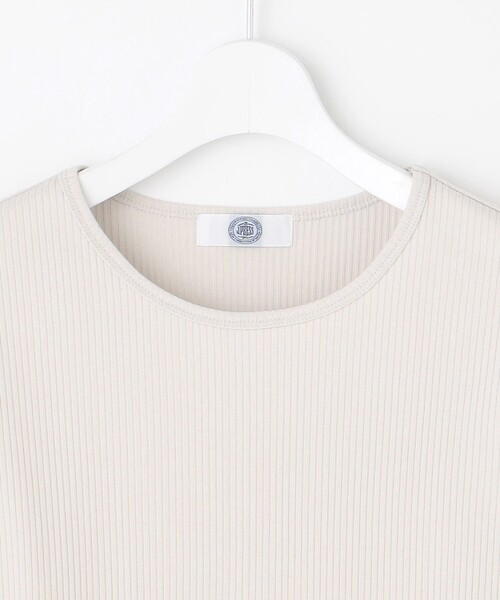 J.PRESS Ladies(J.プレス レディス)の「リブ クルーネック カットソー(Tシャツ/カットソー・レディース・ライトグレー系/ブラック系/ホワイト系・SMALL)」の16枚目の写真