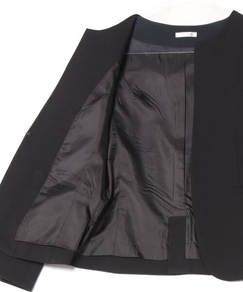 ストレッチ・ウォッシャブル・イージーケア】セレモニー対応ノーカラー