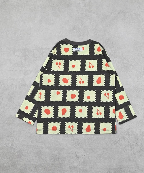 MARKEY'S（マーキーズ）の「ソウガラ長袖Tシャツ（Tシャツ/カットソー・キッズ・ベージュ/ブラック/ネイビー/グリーン/アイボリー/ライトブルー/ピンク/イエロー/チャコール/グレー・70/80/90/95/100/110/120/130/140/150）」の18枚目の写真