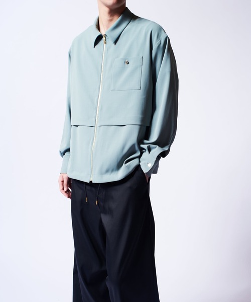 CULLNI　ハーフジップシャツ cullni × @luis_official___ ▶︎exclusive ガンフラップ付